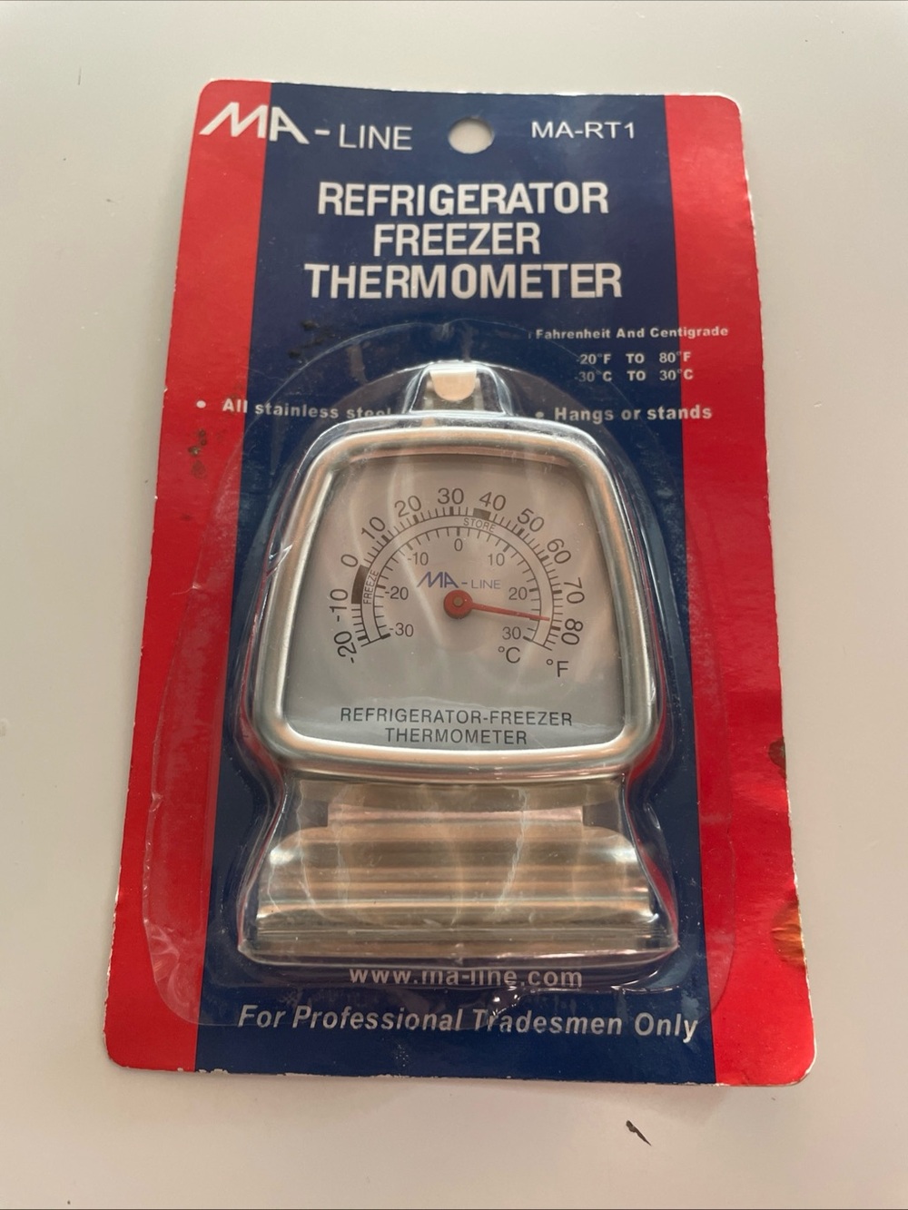 Brand New Sealed MA-line refrigerator freezer thermometer ma-RT1